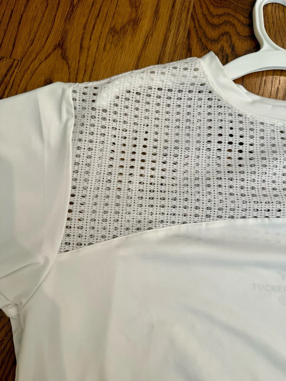 TNUCK SPORT White Cane Cropped Ryan Boyfriend Tee